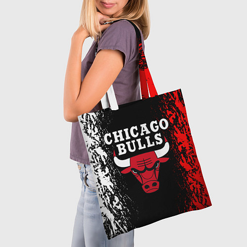 Сумка-шоппер CHICAGO BULLS / 3D-принт – фото 3