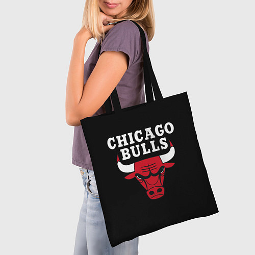 Сумка-шоппер CHICAGO BULLS / 3D-принт – фото 3