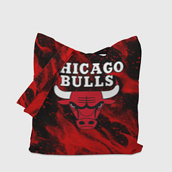 Сумка-шопер CHICAGO BULLS, цвет: 3D-принт