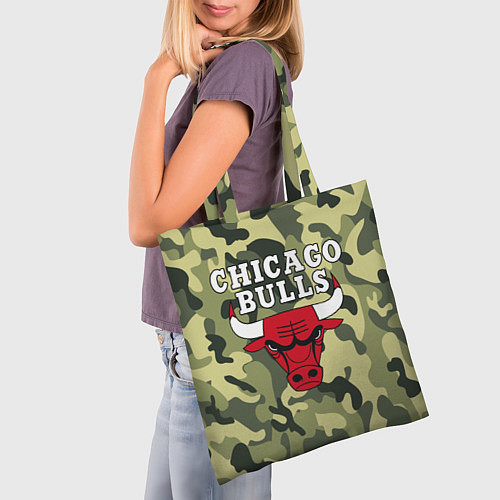 Сумка-шоппер CHICAGO BULLS / 3D-принт – фото 3