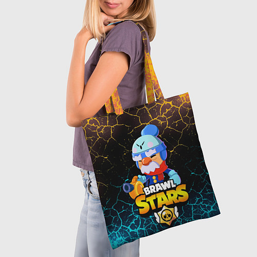 Сумка-шоппер BRAWL STARS GALE / 3D-принт – фото 3