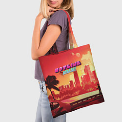 Сумка-шопер HOTLINE MIAMI, цвет: 3D-принт — фото 2