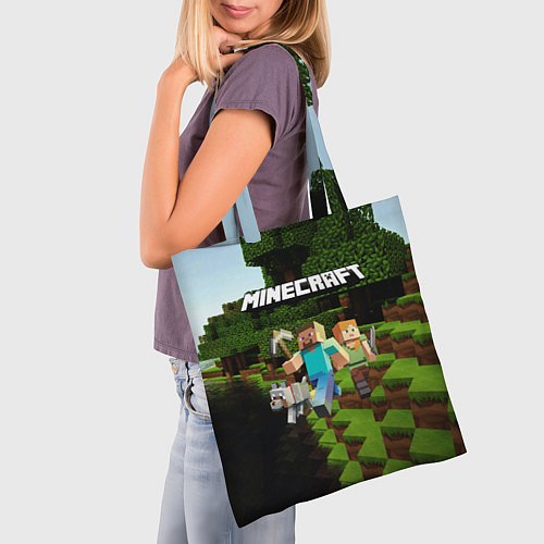 Сумка-шоппер Minecraft / 3D-принт – фото 3