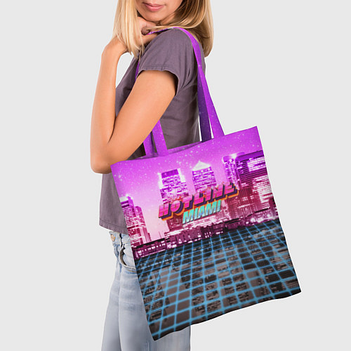 Сумка-шоппер HOTLINE MIAMI 2 / 3D-принт – фото 3