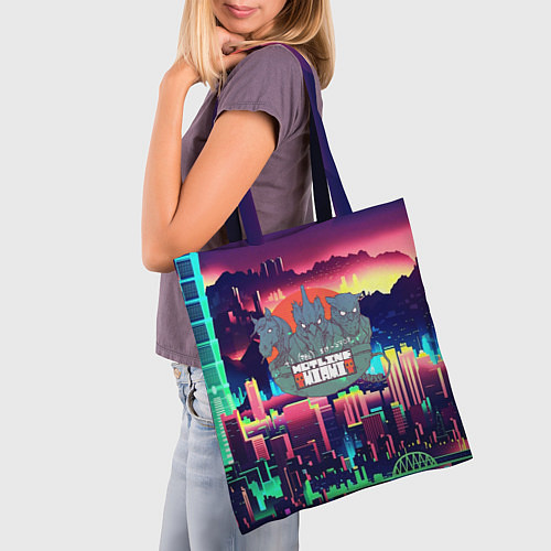 Сумка-шоппер HOTLINE MIAMI / 3D-принт – фото 3