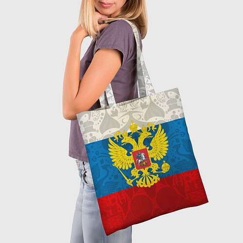 Сумка-шоппер Россия / 3D-принт – фото 3
