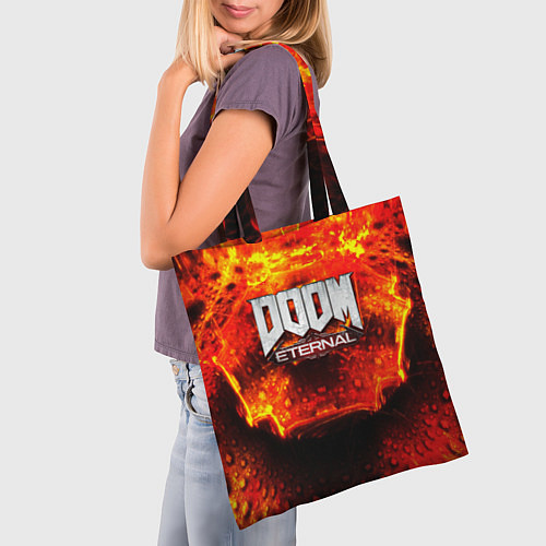 Сумка-шоппер Doom Eternal / 3D-принт – фото 3