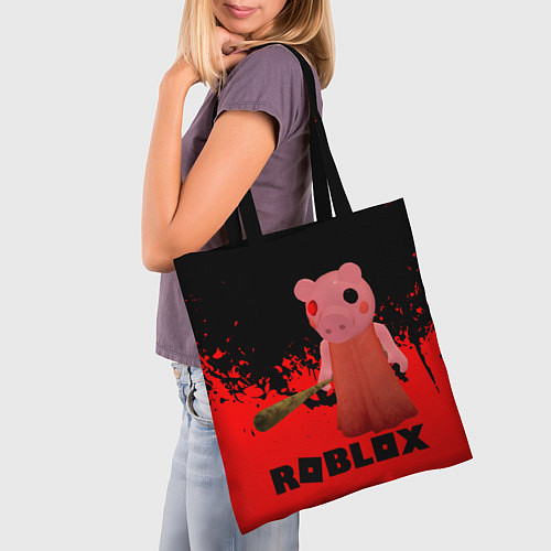 Сумка-шоппер Roblox Piggy / 3D-принт – фото 3