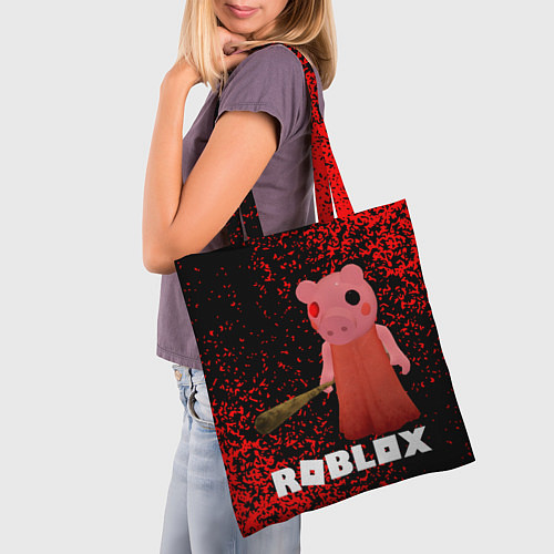 Сумка-шоппер Roblox Piggy / 3D-принт – фото 3