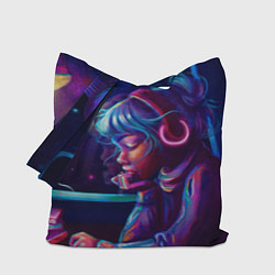 Сумка-шопер ДОМА, цвет: 3D-принт
