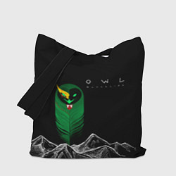Сумка-шопер Owl blacklist, цвет: 3D-принт
