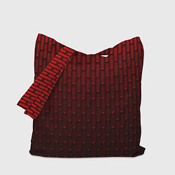 Сумка-шопер Текстура красный градиент, цвет: 3D-принт