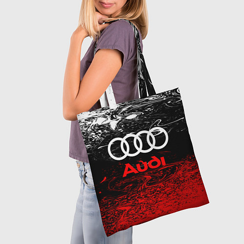 Сумка-шоппер AUDI / 3D-принт – фото 3