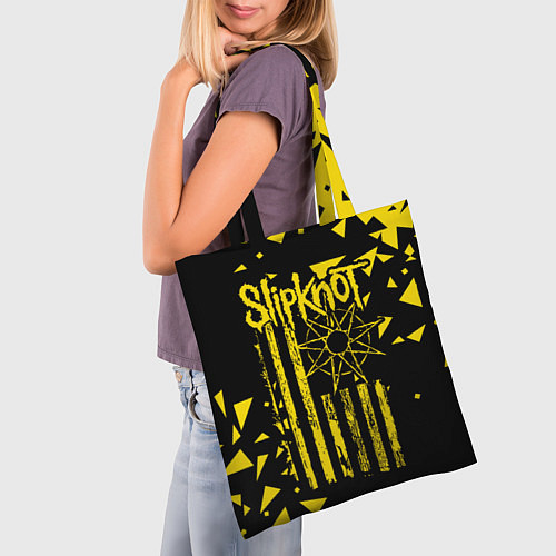 Сумка-шоппер Slipknot / 3D-принт – фото 3