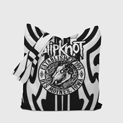 Сумка-шопер Slipknot, цвет: 3D-принт
