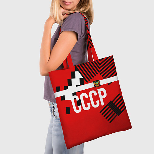 Сумка-шоппер Форма сборной по футболу 1991 / 3D-принт – фото 3