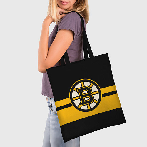 Сумка-шоппер BOSTON BRUINS NHL / 3D-принт – фото 3