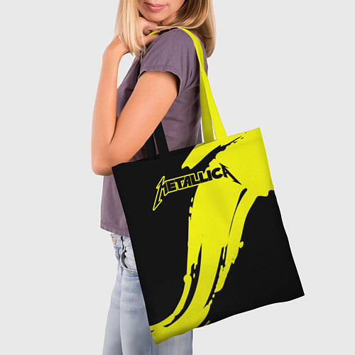 Сумка-шоппер Metallica / 3D-принт – фото 3