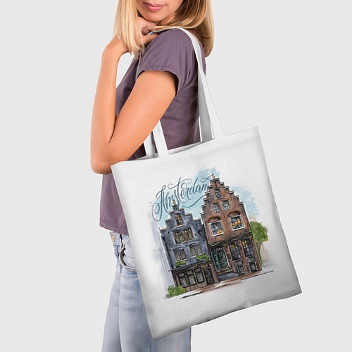Сумка-шоппер Амстердам / 3D-принт – фото 3