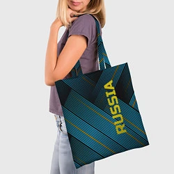 Сумка-шопер RUSSIA, цвет: 3D-принт — фото 2