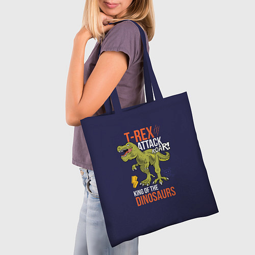 Сумка-шоппер Тираннозавр / 3D-принт – фото 3