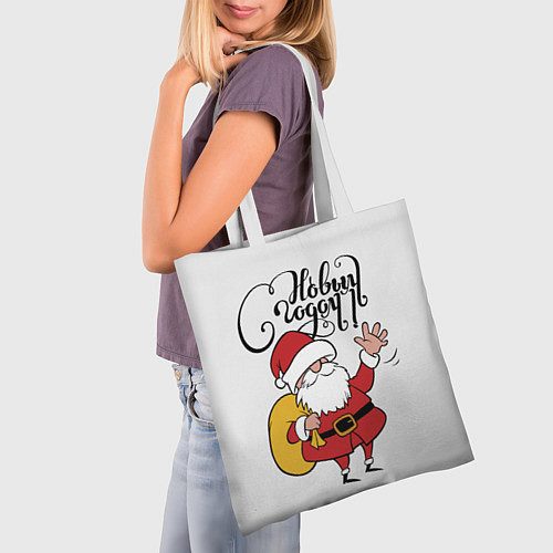 Сумка-шоппер С Новым годом! / 3D-принт – фото 3