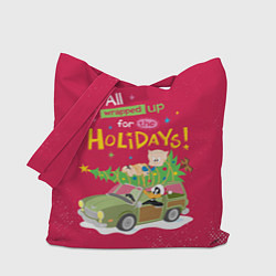 Сумка-шопер For the holidays, цвет: 3D-принт