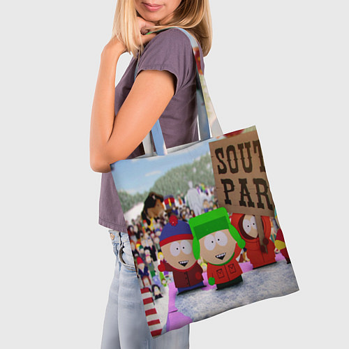 Сумка-шоппер Южный Парк South Park / 3D-принт – фото 3