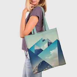 Сумка-шопер Эверест, цвет: 3D-принт — фото 2