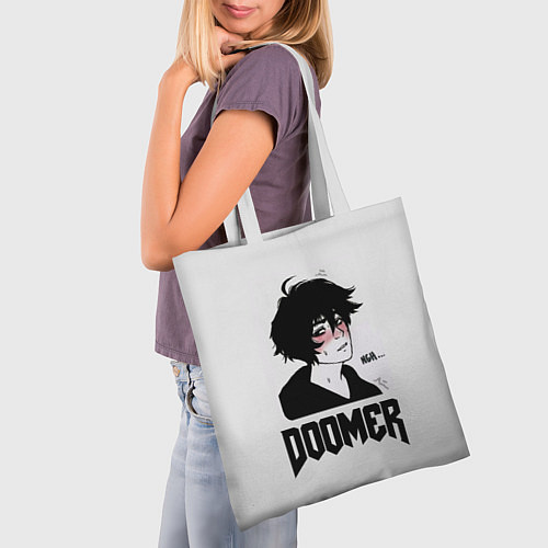 Сумка-шоппер Doomer boy / 3D-принт – фото 3
