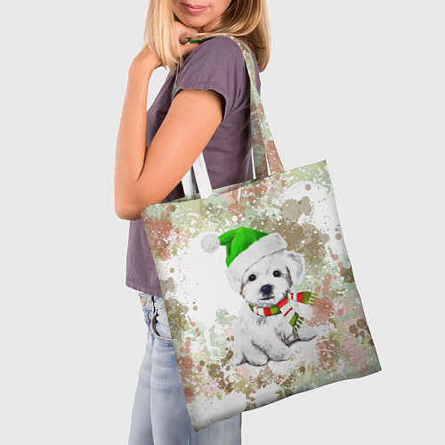 Сумка-шоппер Щенок / 3D-принт – фото 3