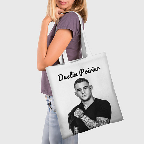 Сумка-шоппер Dustin Poirier / 3D-принт – фото 3