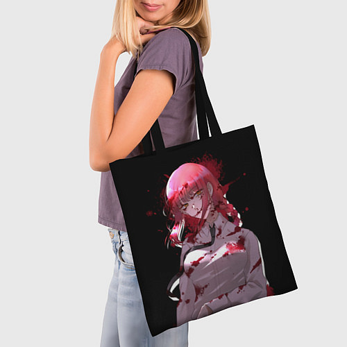 Сумка-шоппер Makima Chainsaw Man / 3D-принт – фото 3