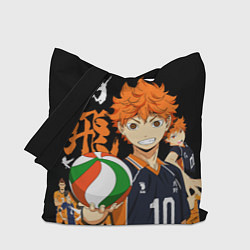 Сумка-шопер ВОЛЕЙБОЛ!! HAIKYUU!!, цвет: 3D-принт