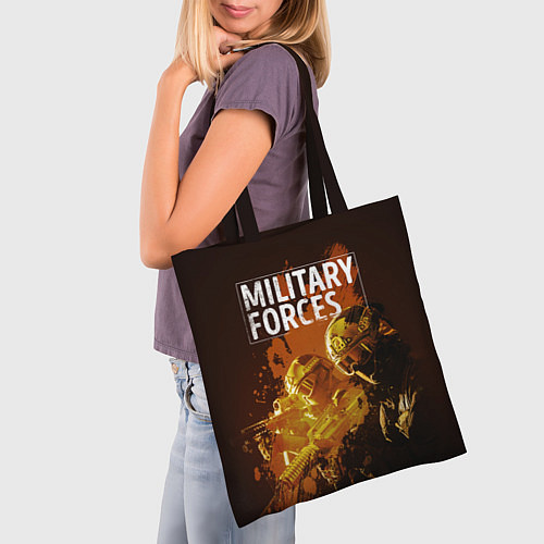 Сумка-шоппер Military Forces / 3D-принт – фото 3