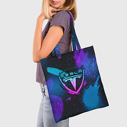 Сумка-шопер TESLA NEON, цвет: 3D-принт — фото 2