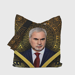 Сумка-шопер Валерий Меладзе золото мандала, цвет: 3D-принт