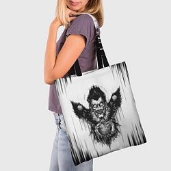 Сумка-шопер DEATH NOTE ТЕТРАДЬ СМЕРТИ, цвет: 3D-принт — фото 2