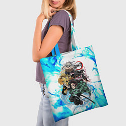 Сумка-шопер КЛИНОК РАССЕКАЮЩИЙ ДЕМОНОВ, цвет: 3D-принт — фото 2