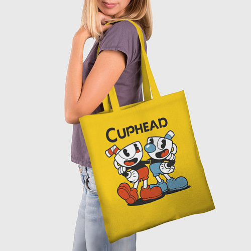 Сумка-шоппер CUPHEAD / 3D-принт – фото 3