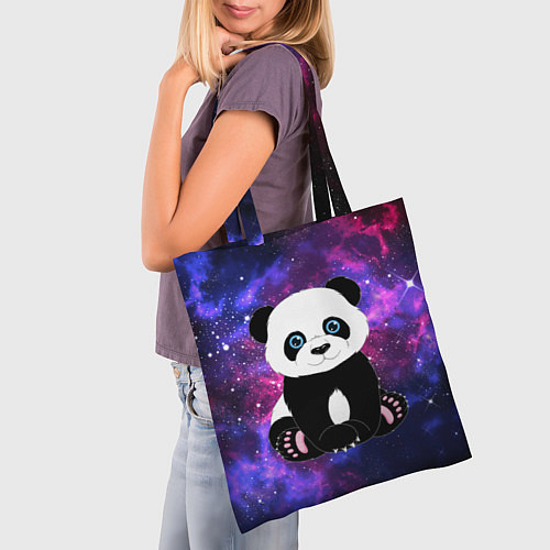 Сумка-шоппер Space Panda / 3D-принт – фото 3