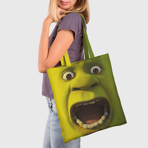 Сумка-шоппер Shrek is Yelling / 3D-принт – фото 3
