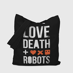 Сумка-шопер Love Death Robots, цвет: 3D-принт