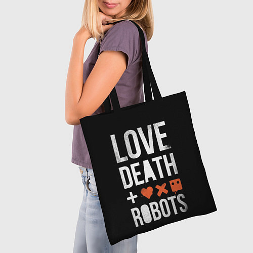 Сумка-шоппер Love Death Robots / 3D-принт – фото 3