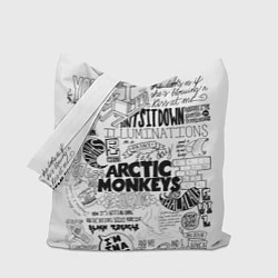 Сумка-шопер Arctic Monkeys, цвет: 3D-принт