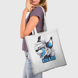 Сумка-шопер Furry wolf Khari, цвет: 3D-принт — фото 2