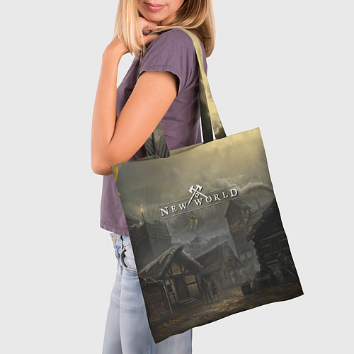 Сумка-шоппер New World / 3D-принт – фото 3