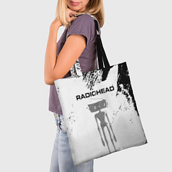 Сумка-шопер Radiohead Радиохед Z, цвет: 3D-принт — фото 2