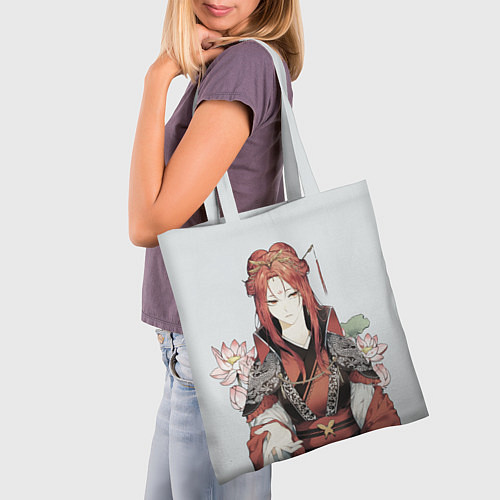 Сумка-шоппер Хон Лион Облачный цветок / 3D-принт – фото 3