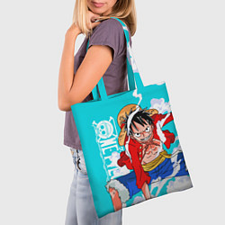 Сумка-шопер Ван-Пис, Гому Гому но Ми, цвет: 3D-принт — фото 2